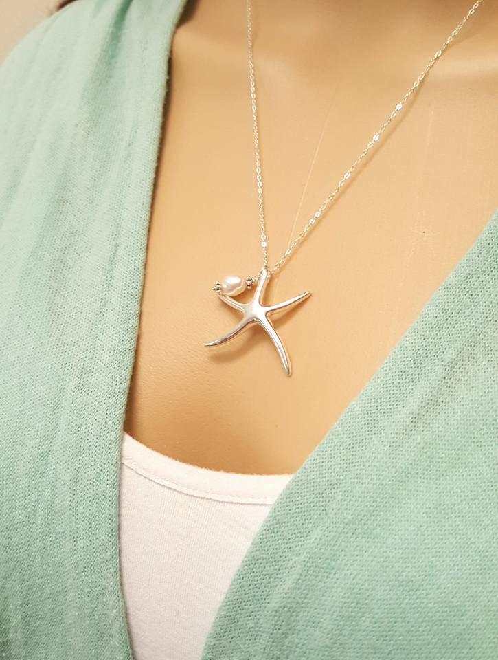 Starfish Necklace - 925 Silver – KADRIO Jewellery