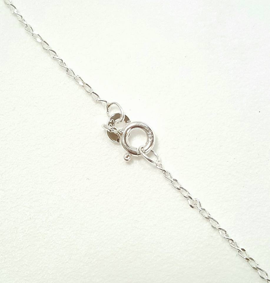 GENUINE English Sea Glass Necklace Wire Wrapped Sterling Silver In Aqua
