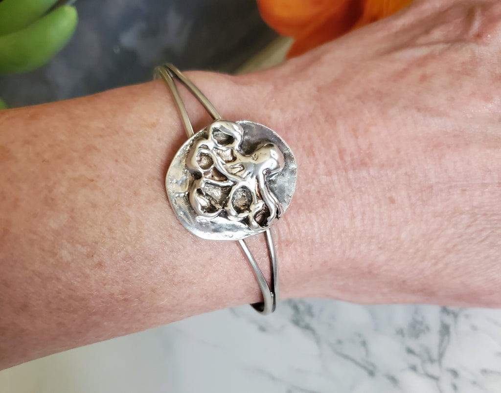 Artisan-made Octopus Cuff Bracelet
