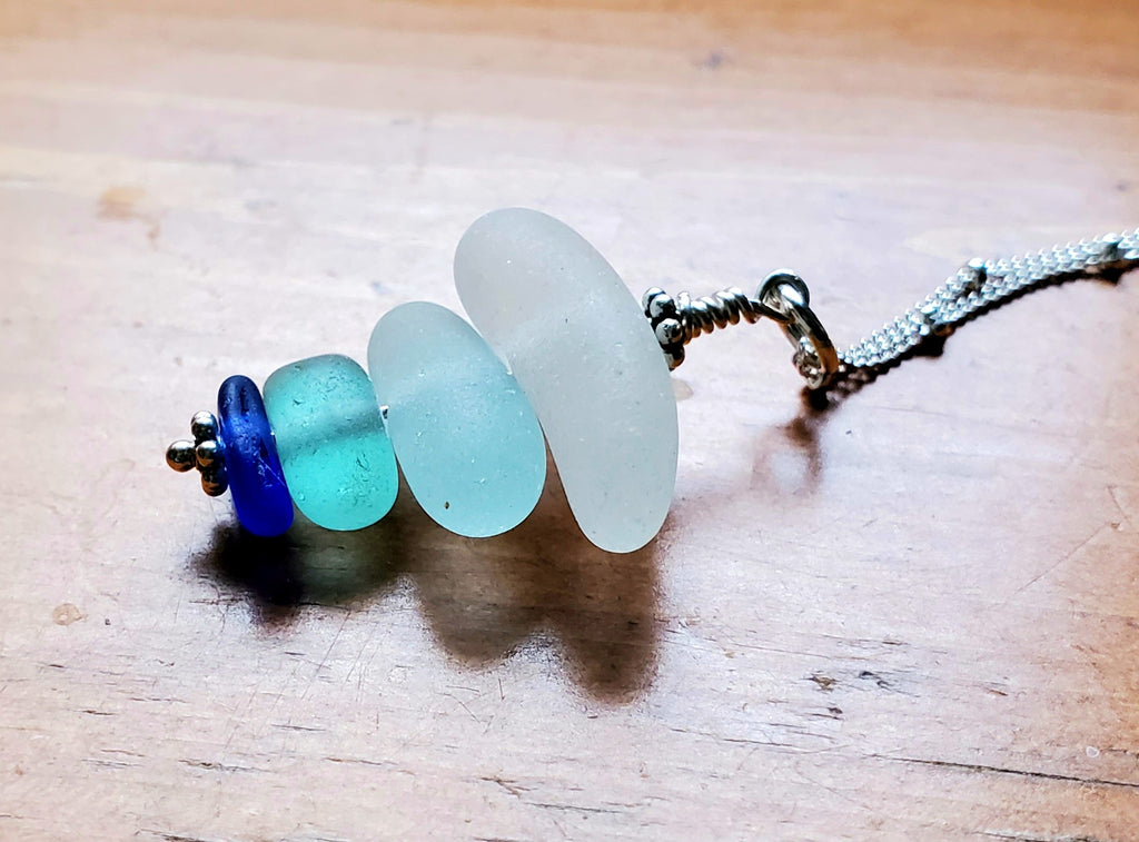 Cairn Real Sea Glass Pendant Necklace