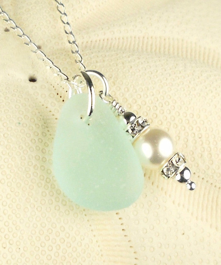 Real Beach Glass Necklace